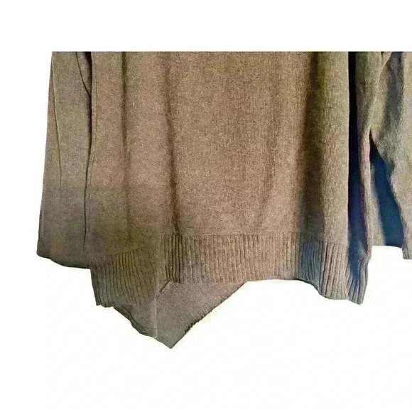 Rafaella Sz XL Asymmetrical Sweater Office Party Lightweight Gold Buttons - Picture 3 of 16